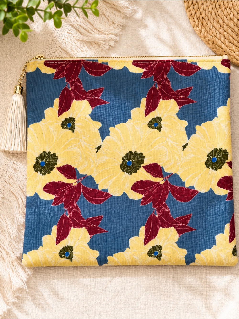 Rachel Pally Anthropologie Floral Cosmetic Bag